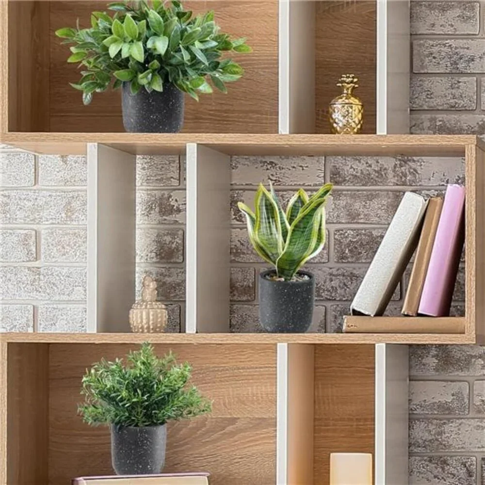 3 Pack Small Potted Artificial Plants Faux Greenery Rosemary Boxwood Snake Plant
